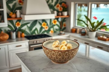 Fototapeta premium Tropical Kitchen Delight in Seychelles