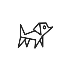Dog icon. Vector illustration.