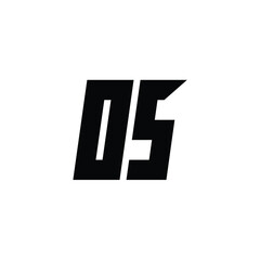 OS monogram logo design letter text name symbol monochrome logotype alphabet character simple logo