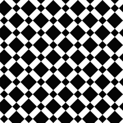 Diagonal abstract seamless black and white pattern background design