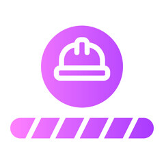 under construction gradient icon