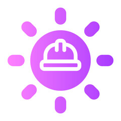 work in progress gradient icon