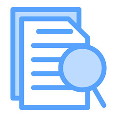 report file icon blue