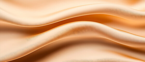 Peach Fabric Texture With Subtle Gold Design