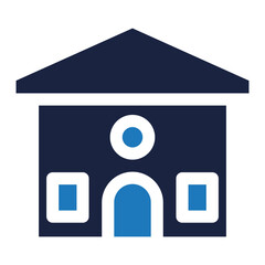 sweet home icon blue