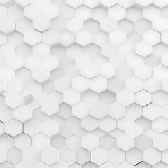 Fototapeta premium Hexagon Harmony: Light & Shadow