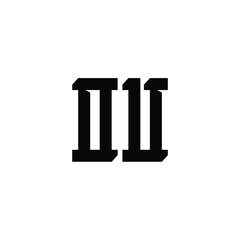 OU monogram logo design letter text name symbol monochrome logotype alphabet character simple logo