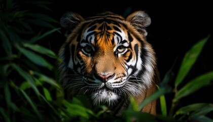 Fototapeta premium Tiger portrait in jungle