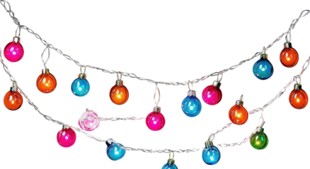 Colorful Christmas Fairy Lights Garland