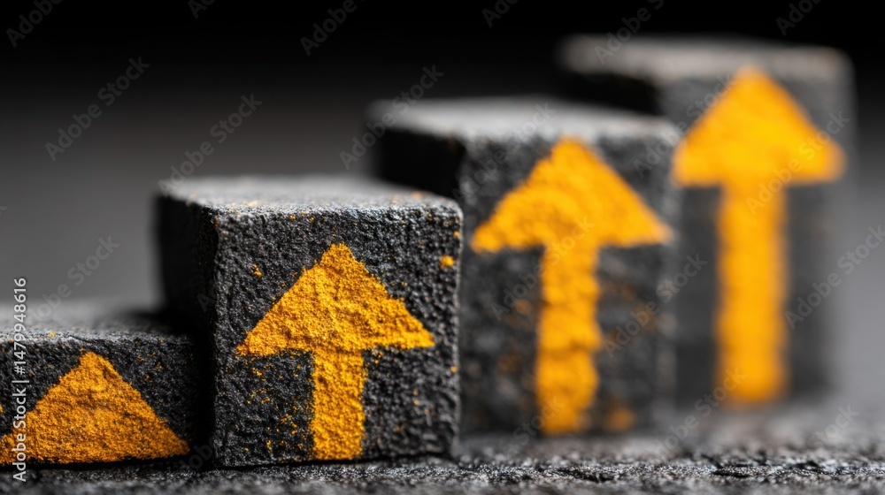 Poster a group of diverse arrows pointing in different directions symbolizing the need to escalate decision