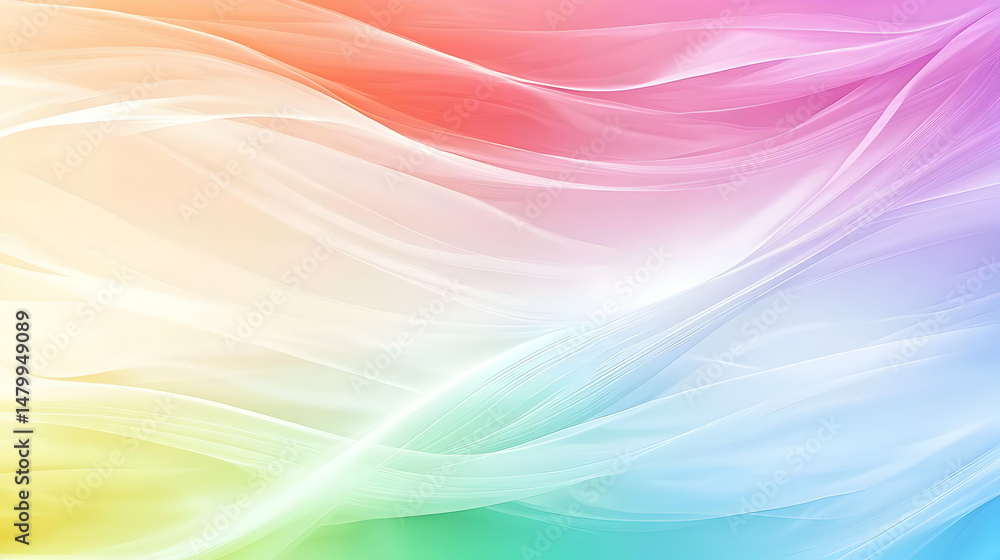 Poster abstract colorful gradient wave background design