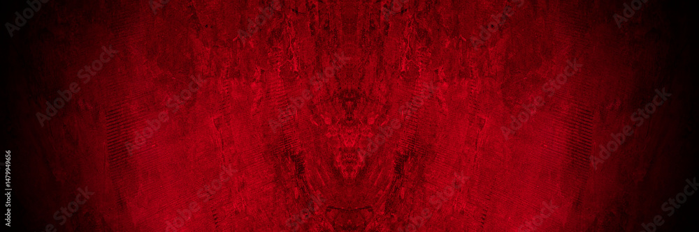 Poster old wall texture cement black red background abstract dark color design are light with white gradien