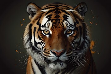 Fototapeta premium portrait of a bengal tiger