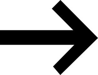 Fototapeta premium Arrows icon in flat Arrow sign isolated on transparent background