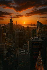 Fototapeta premium new york city at night