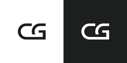 Letter CG Logo Design