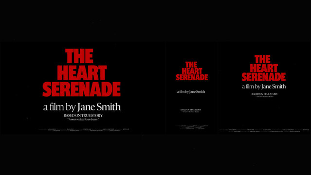 Cinematic Film Title Card, Movie Poster Typography Overlay 279 | Fully Modular Editable Layouts & Easy Text Animator Control to Create Custom Text Animations Without KeyFrames