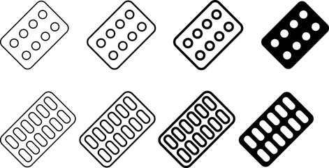 medicine metallic packages. pharmaceutical products. symbolizing healthcare. Pharmaceuticals and medical treatment
