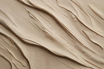Minimal beige and white acrylic texture soft abstract hand painted background for modern design