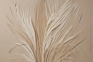 Minimal beige and white acrylic texture soft abstract hand painted background for modern design