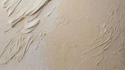 Minimal beige and white acrylic texture soft abstract hand painted background for modern design