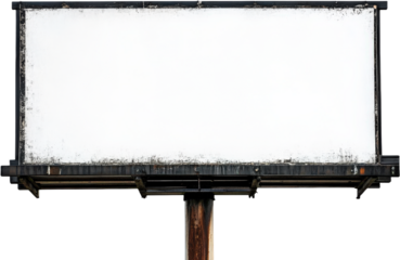 Empty Billboard Advertising Space