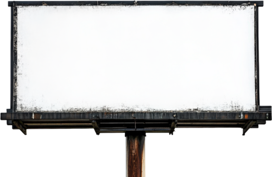 Empty Billboard Advertising Space