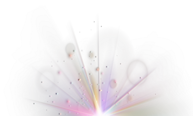 Png sparkle of rainbow light and crystal glow with abstract beam glitter shine prism overlay lens iridescent glare optical flash magic reflection background