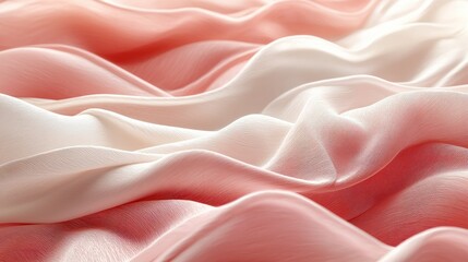 Fototapeta premium Soft pink and white fabric texture