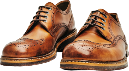 Classic Brown Leather Brogues