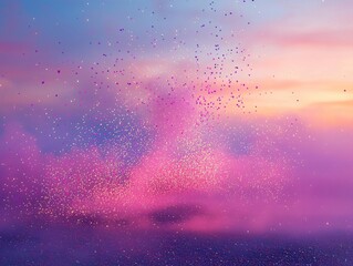 Obraz premium Soft Pastel Colors with Glitter Particles in a Dreamy Background