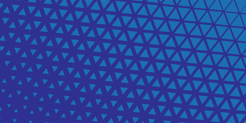 Triangles Halftone Pattern Vector Abstract Geometric Technology Background. Triangular Half Tone Texture