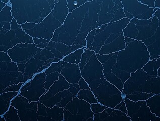 Blue Cracked Surface Texture.