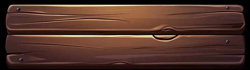 Obraz premium Two horizontal weathered wooden planks