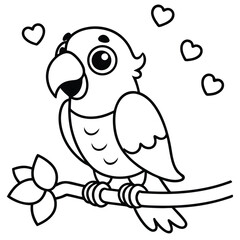 A Cute Cartoon Style Pig With Large Expressive Nose