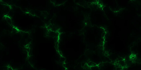 Green lightning bolt, abstract plasma background. Abstract lighting bolt. Illustration. Vector.	