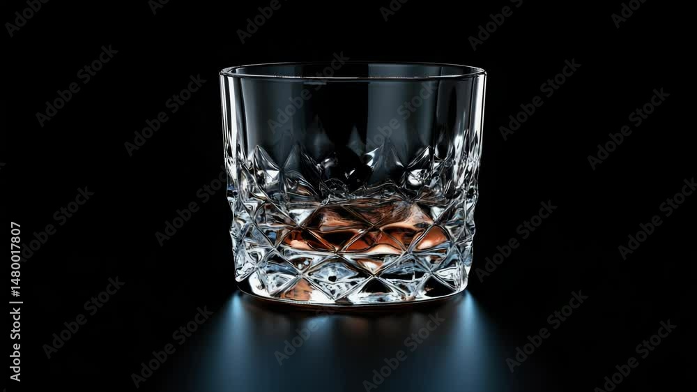 Aufkleber a glass filled with coins sits on a table, ready for counting or display