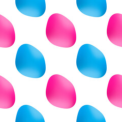 seamless cute shapes background