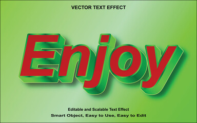 Enjoy 3d text effect vector file.