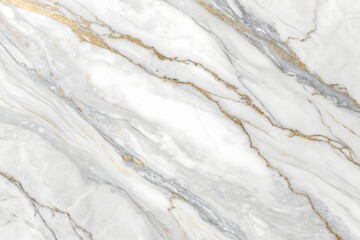 Obraz premium Elegant white marble texture with gold veins and natural pattern for luxurious design