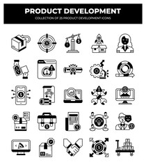 Product Development Icons: 25 Essential Icons for Business