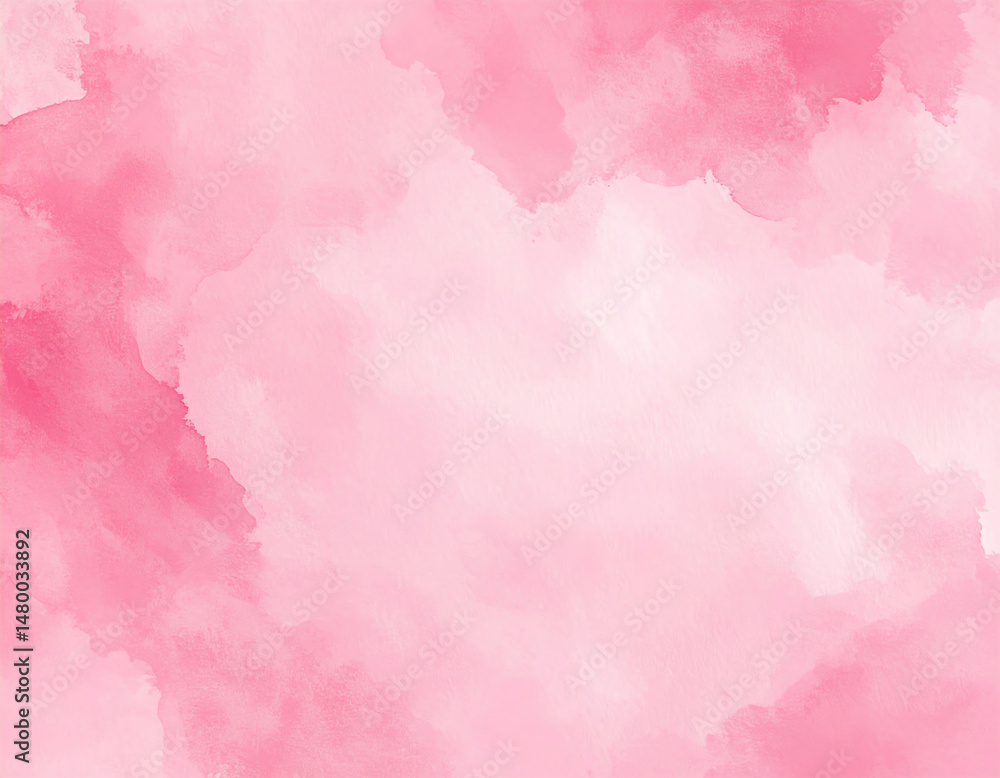 Poster soft pink watercolor background with gentle gradients and textures, creating a calming and artistic 