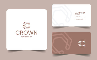 Crown Jewellery Logo and Business Card Design