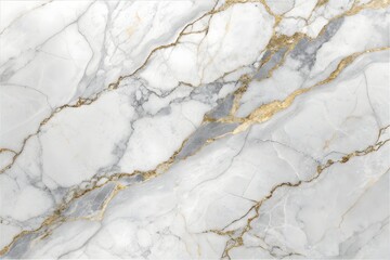 Luxurious white marble texture with golden veins providing an elegant and high-end aesthetic