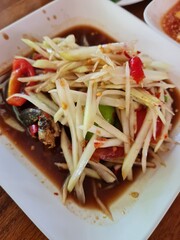 Som Tum A vibrant and authentic Thai papaya salad