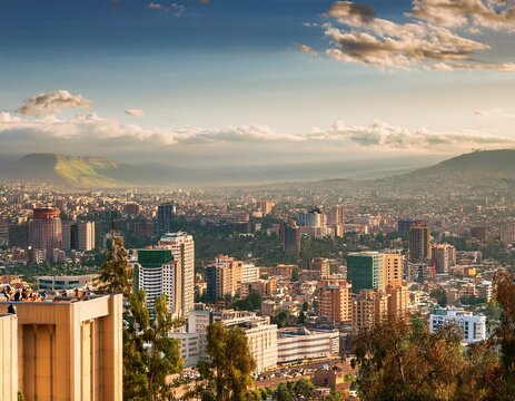 addis ababa panorama urban cityscape in africa s capital ethiopia