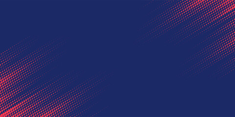 Obraz premium Dots halftone white and blue color pattern gradient grunge texture background. Dots pop art comics sport style vector illustration halftone. modern