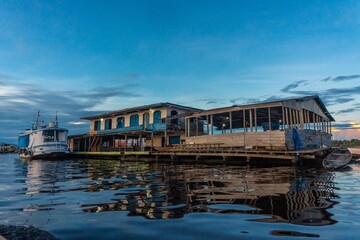 houses on the river