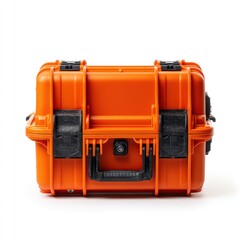Fototapeta premium Orange hard plastic case