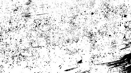 Abstract grunge black and white distressed wall texture background, Black and White Grunge Texture Background, Distressed Concrete Surface Texture, Isolated on transparent background, PNG	
